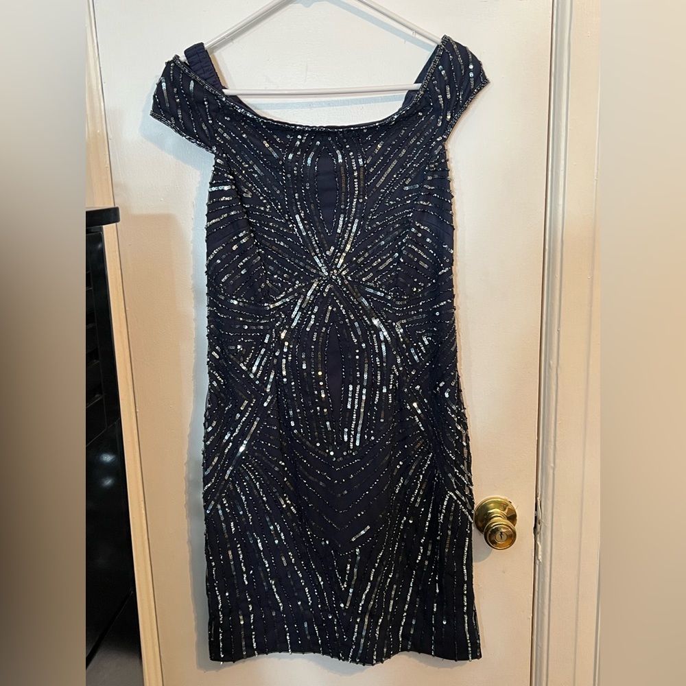 Adrianna Papell Sequin Dress